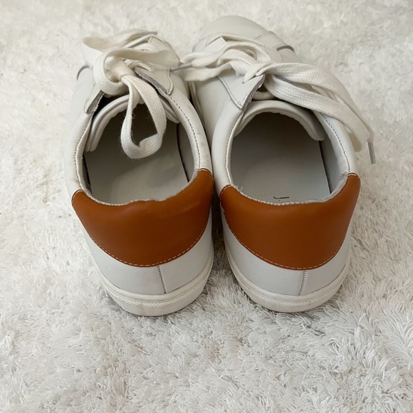 J. MCLAUGHLIN Angelique Leather White Sneakers Sz 8.5 - Picture 5 of 7